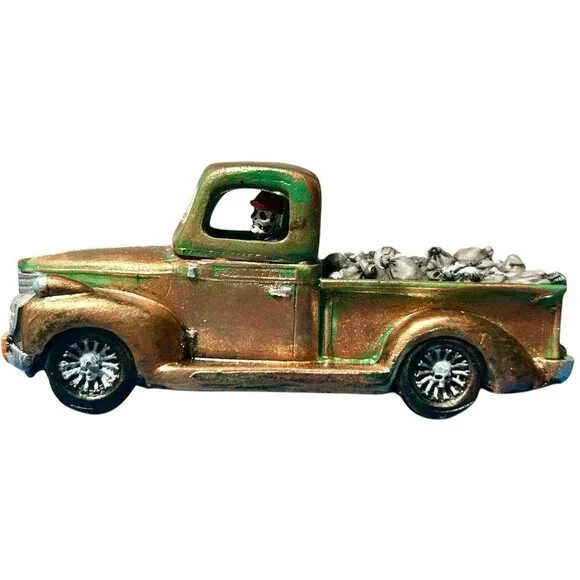 Lemax 2024 Spooky Town Village Accessory Garbage Pick-Up Truck #43705 EUC - Picture 9 of 9